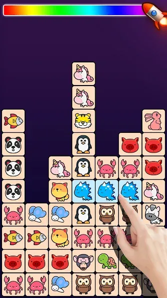 Match Animal - Match Game (Матч Зверь Матч Игра) [МОД: Меню, Бесконечные монеты и Открытые уровни] Screenshot 1