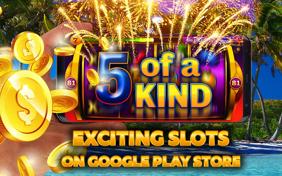Casino Slots - Slot Machines [МОД: Меню, Бесконечные монеты и Открытые уровни] Screenshot 2
