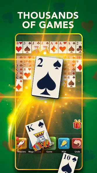 FreeCell Classic Card Game (ФриСел Классическая карточная игра) [МОД: Бесконечные деньги, Монеты и Мега MOD] Screenshot 5