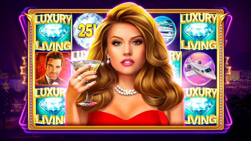 Gambino Slots・Play Live Casino [МОД: Меню, Бесконечные монеты и Открытые уровни] Screenshot 4