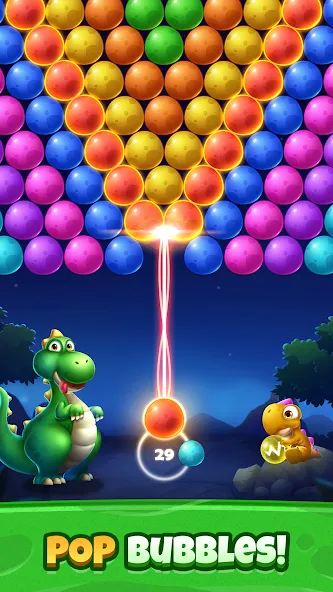 Bubble Shooter Primitive Eggs (Бабл Шутер Примитивные Яйца) [МОД: Все открыто, Дополнительные деньги и Меню MOD] Screenshot 2