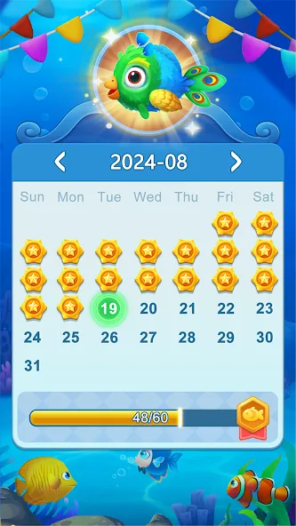 Solitaire Fish [МОД: Все открыто, Дополнительные деньги и Меню MOD] Screenshot 3