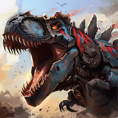 Скачать Mech War: Jurassic Dinosaur (Мех Батл) [МОД: Много монет, Открытые уровни и Мега MOD] | Взлом Mech War: Jurassic Dinosaur на Андроид