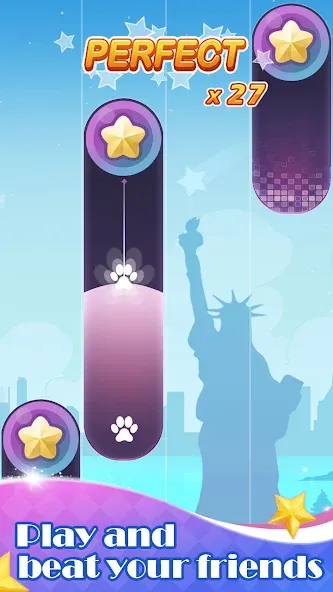 Piano Trip - Magic Music Game [МОД: Бесконечные деньги, Монеты и Мега MOD] Screenshot 1