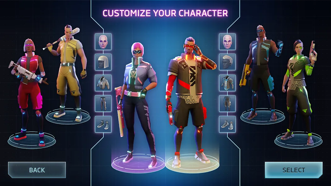 Cyberika: Action Cyberpunk RPG (Сайберика) [МОД: Много денег, Монет и Все открыто] Screenshot 3