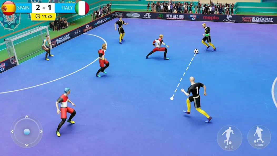 Indoor Futsal: Football Games (Индор Футзал) [МОД: Много денег, Монет и Все открыто] Screenshot 1