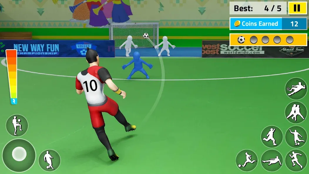Indoor Futsal: Football Games (Индор Футзал) [МОД: Много денег, Монет и Все открыто] Screenshot 4
