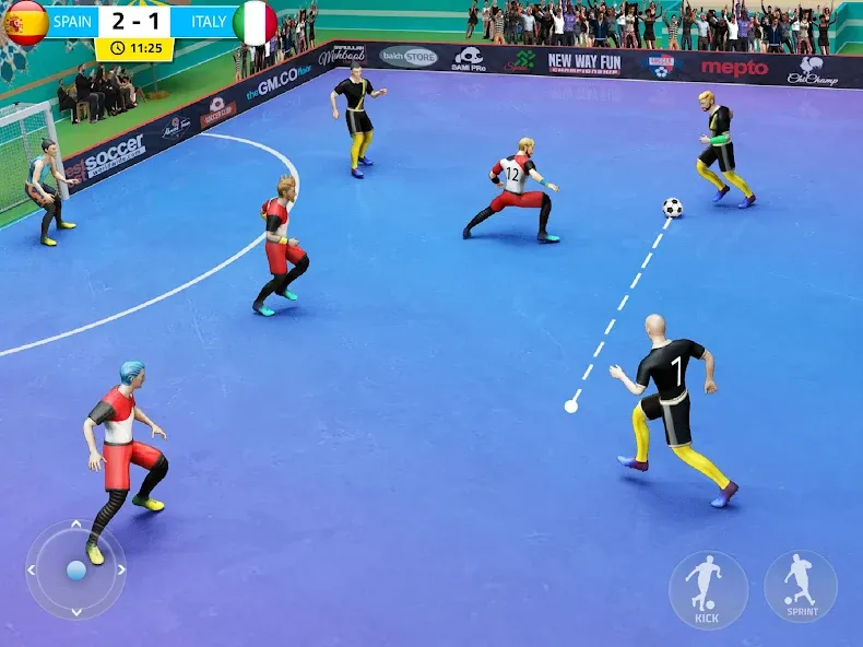 Indoor Futsal: Football Games (Индор Футзал) [МОД: Много денег, Монет и Все открыто] Screenshot 5