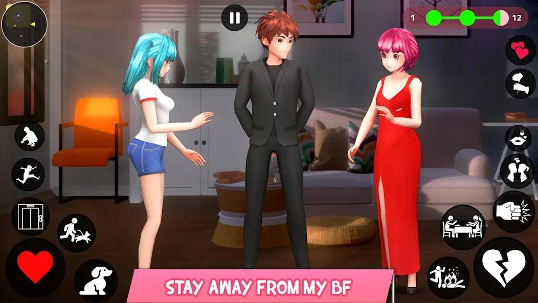 Save the Date 3D: Life Games (Сейв зе Дэйт 3Д) [МОД: Деньги, Монеты и Меню MOD] Screenshot 4