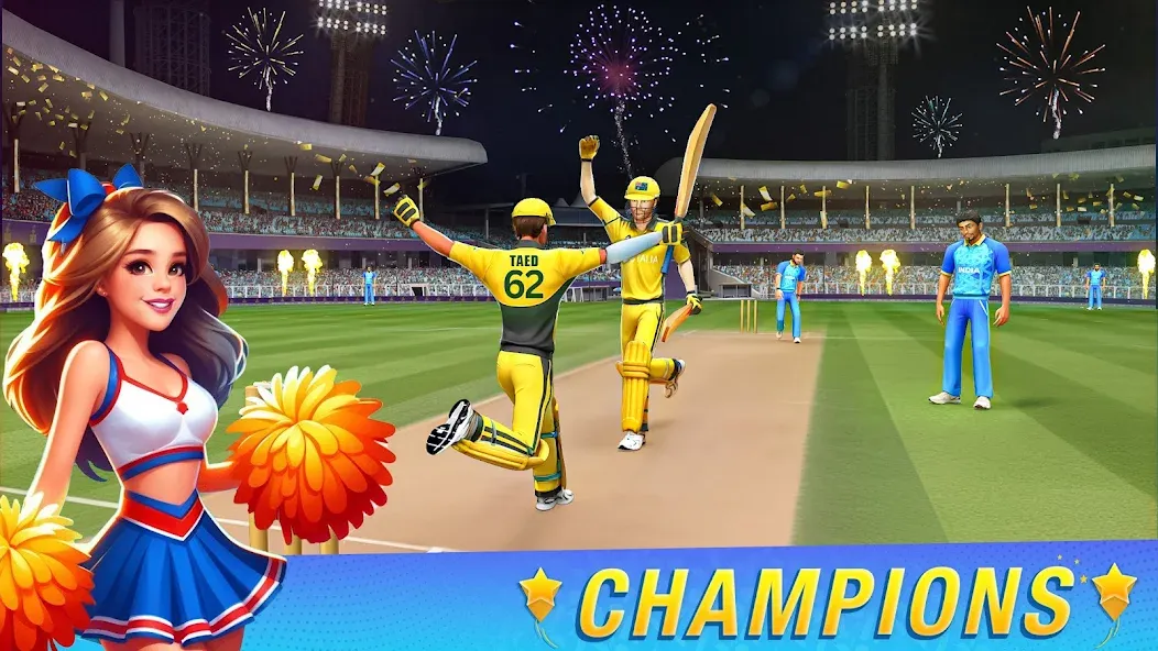 Play Cricket Games (Плей Крикет Геймс) [МОД: Много монет, Открытые уровни и Мега MOD] Screenshot 1