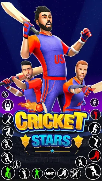 Play Cricket Games (Плей Крикет Геймс) [МОД: Много монет, Открытые уровни и Мега MOD] Screenshot 4