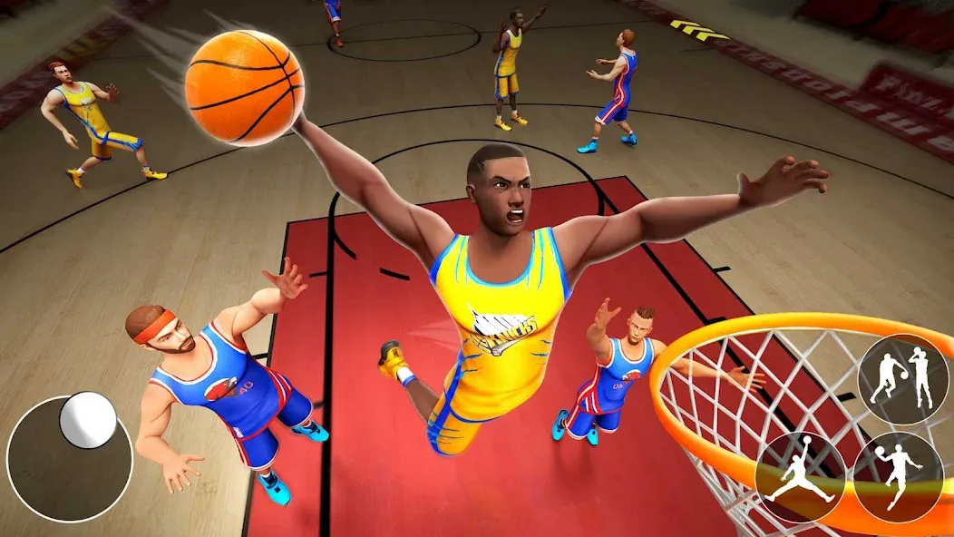 Dunk Smash: Basketball Games (Баскетбольные игры) [МОД: Много денег, Монет и Все открыто] Screenshot 1