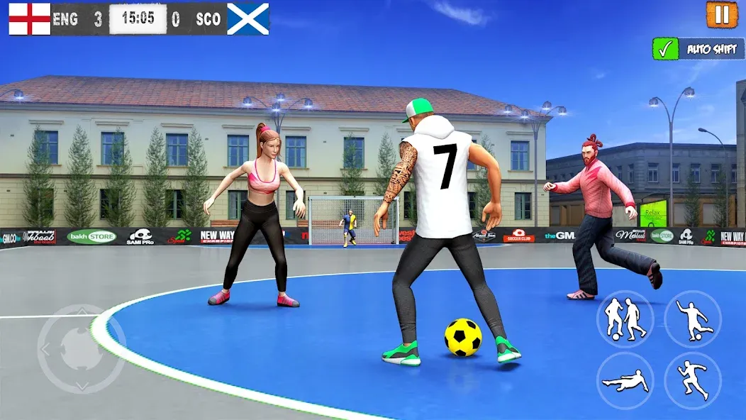 Street Football: Futsal Games (Стрит Футбол) [МОД: Деньги, Монеты и Меню MOD] Screenshot 2