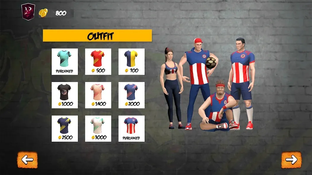 Street Football: Futsal Games (Стрит Футбол) [МОД: Деньги, Монеты и Меню MOD] Screenshot 4