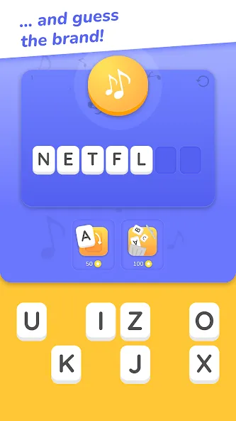 Jingle Quiz: logo music trivia (Джингл Квиз) [МОД: Меню, Бесконечные монеты и Открытые уровни] Screenshot 2