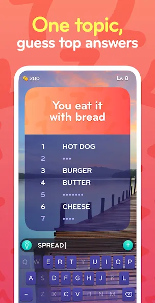 Top 7 - family word game [МОД: Много монет, Открытые уровни и Мега MOD] Screenshot 1