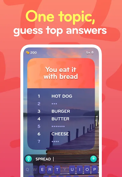 Top 7 - family word game [МОД: Много монет, Открытые уровни и Мега MOD] Screenshot 5