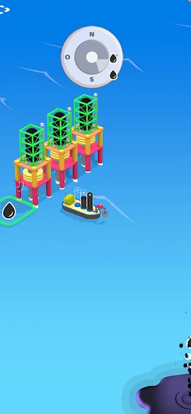 Oil Master: Sea Extraction (Ойл Мастер) [МОД: Много монет, Открытые уровни и Мега MOD] Screenshot 2