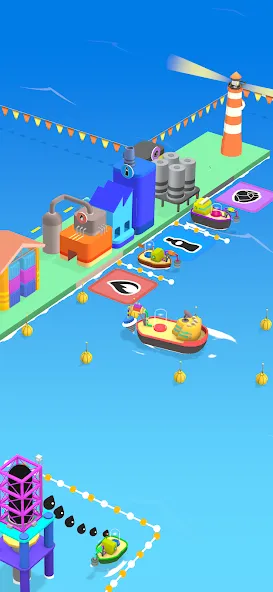 Oil Master: Sea Extraction (Ойл Мастер) [МОД: Много монет, Открытые уровни и Мега MOD] Screenshot 3