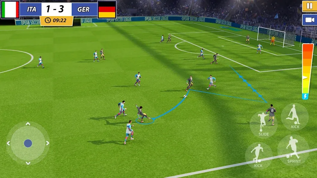 Soccer Star: Soccer Kicks Game (окер Стар) [МОД: Много монет, Открытые уровни и Мега MOD] Screenshot 1
