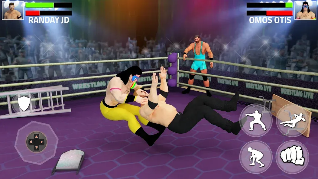 Tag Team Wrestling Game (Таг Тим Реслинг Гейм) [МОД: Много монет, Открытые уровни и Мега MOD] Screenshot 4