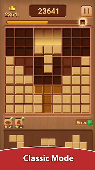 Wood Block Puzzle (Вуд Блок Пазл) [МОД: Бесконечные деньги, Монеты и Мега MOD] Screenshot 1