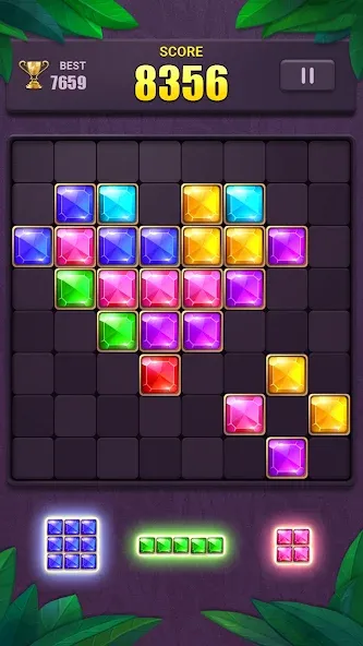 Block Puzzle: Jewel Blast Game [МОД: Меню, Бесконечные монеты и Открытые уровни] Screenshot 1
