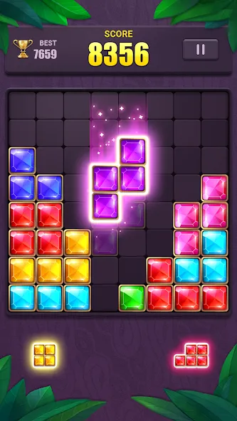 Block Puzzle: Jewel Blast Game [МОД: Меню, Бесконечные монеты и Открытые уровни] Screenshot 3