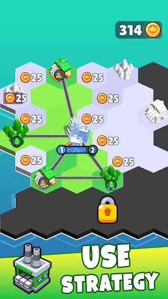 States Builder: Trade Empire (Ресурсер) [МОД: Деньги, Монеты и Меню MOD] Screenshot 2
