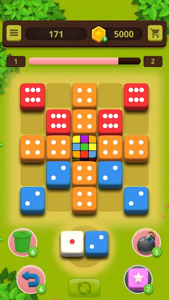 Dice Craft - Merge Puzzle (Дайс Крафт) [МОД: Много денег, Монет и Все открыто] Screenshot 5