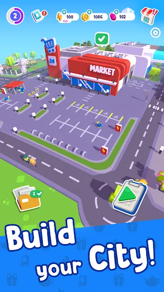 Merge Mayor - Match Puzzle (Мэрдж Мэер) [МОД: Меню, Бесконечные монеты и Открытые уровни] Screenshot 1