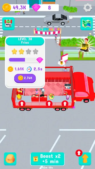 Chef Tycoon (Шеф Тайкун) [МОД: Все открыто, Дополнительные деньги и Меню MOD] Screenshot 1