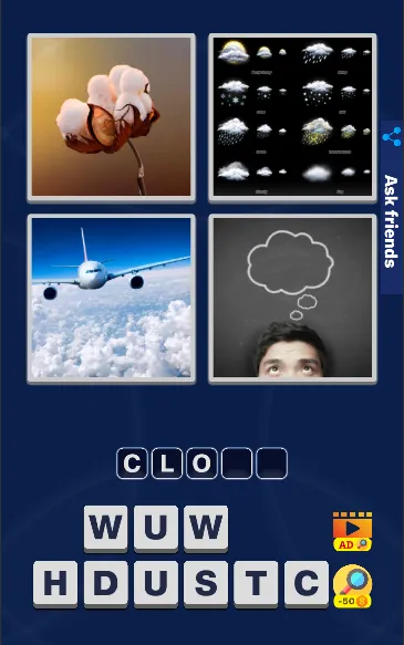 4 Pics 1 Word Quiz Game [МОД: Много денег, Монет и Все открыто] Screenshot 3