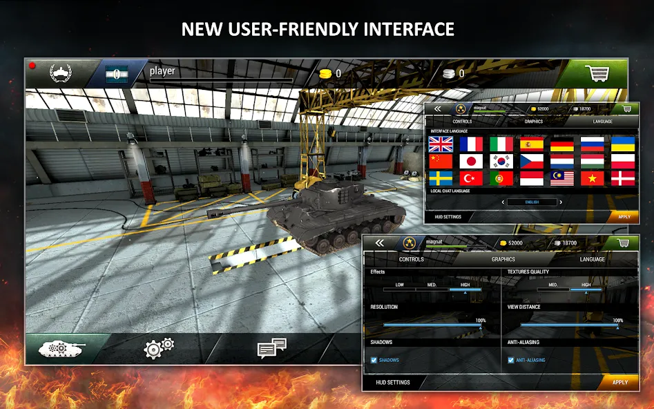 Tanktastic 3D tanks (Танктастик 3D танки) [МОД: Меню, Бесконечные монеты и Открытые уровни] Screenshot 2
