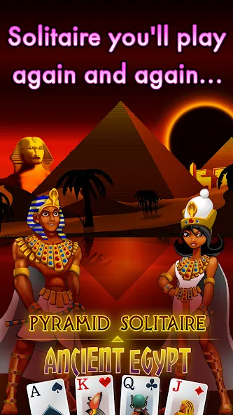 Pyramid Solitaire - Egypt (Пирамиды пасьянс) [МОД: Деньги, Монеты и Меню MOD] Screenshot 2