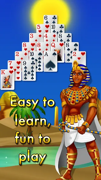 Pyramid Solitaire - Egypt (Пирамиды пасьянс) [МОД: Деньги, Монеты и Меню MOD] Screenshot 3
