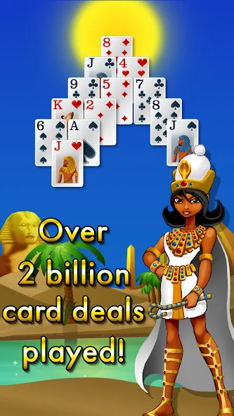 Pyramid Solitaire - Egypt (Пирамиды пасьянс) [МОД: Деньги, Монеты и Меню MOD] Screenshot 5