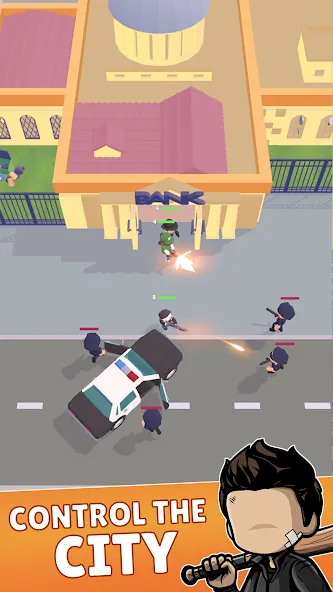 Merge Gangster Heist vs Police (Мердж Гангстер Хейст) [МОД: Деньги, Монеты и Меню MOD] Screenshot 4