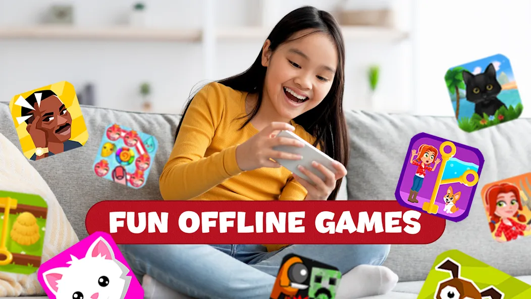 Offline Games: don't need wifi [МОД: Все открыто, Дополнительные деньги и Меню MOD] Screenshot 1