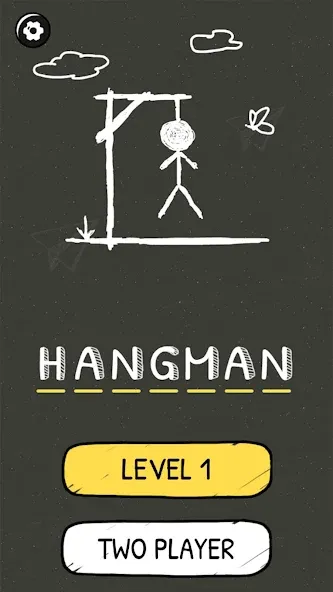 Hangman Words:Two Player Games [МОД: Все открыто, Дополнительные деньги и Меню MOD] Screenshot 2