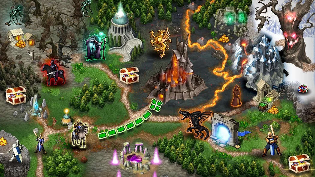 Magic World (Герои) [МОД: Все открыто, Дополнительные деньги и Меню MOD] Screenshot 1