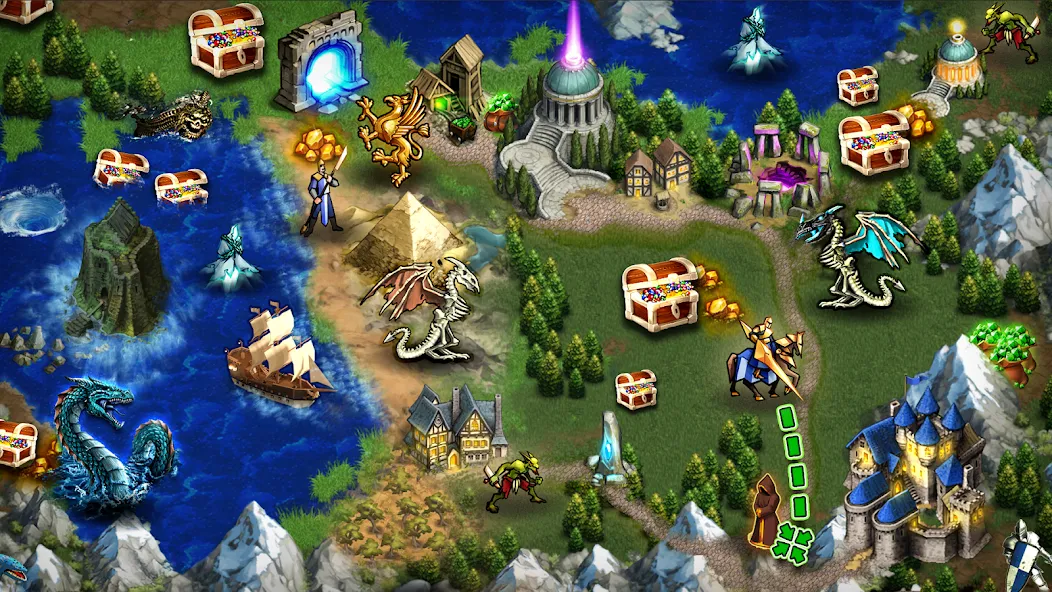 Magic World (Герои) [МОД: Все открыто, Дополнительные деньги и Меню MOD] Screenshot 2