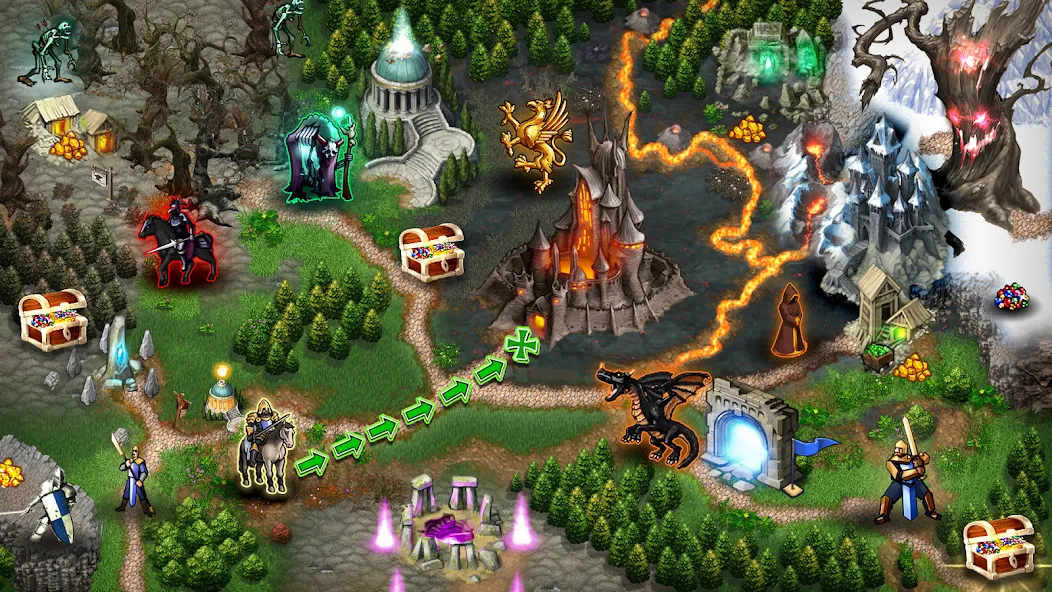 Magic World (Герои) [МОД: Все открыто, Дополнительные деньги и Меню MOD] Screenshot 4