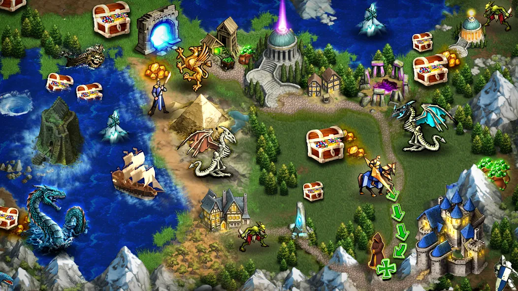 Magic World (Герои) [МОД: Все открыто, Дополнительные деньги и Меню MOD] Screenshot 5