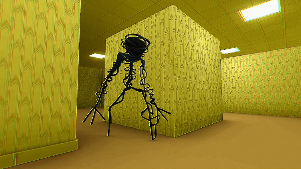 Hide in The Backrooms Nextbots (Спрятаться в комнате сзади) [МОД: Много денег, Монет и Все открыто] Screenshot 1