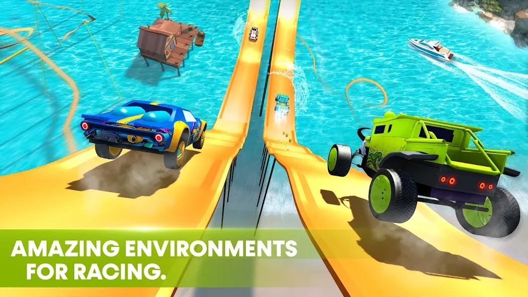 Race Off - Monster Truck Games [МОД: Много денег, Монет и Все открыто] Screenshot 1