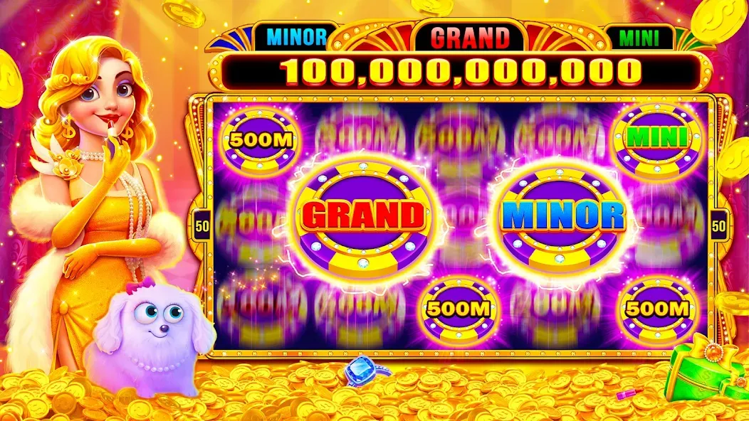 House of Fortune - Slots Vegas (Хаус оф Фортуне) [МОД: Много монет, Открытые уровни и Мега MOD] Screenshot 3