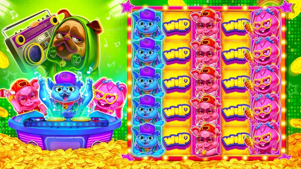 House of Fortune - Slots Vegas (Хаус оф Фортуне) [МОД: Много монет, Открытые уровни и Мега MOD] Screenshot 4