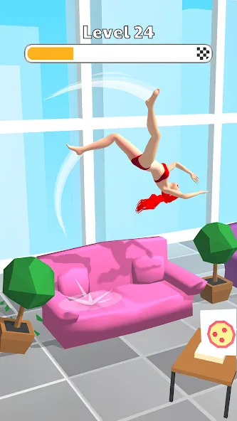 Human Flip: Jump Master Game (Хуман Флип) [МОД: Много монет, Открытые уровни и Мега MOD] Screenshot 1
