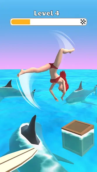 Human Flip: Jump Master Game (Хуман Флип) [МОД: Много монет, Открытые уровни и Мега MOD] Screenshot 3
